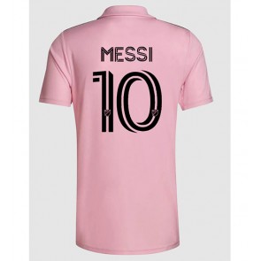 Lacne Muži Futbalové dres Inter Miami Lionel Messi #10 2023-24 Krátky Rukáv - Domáci